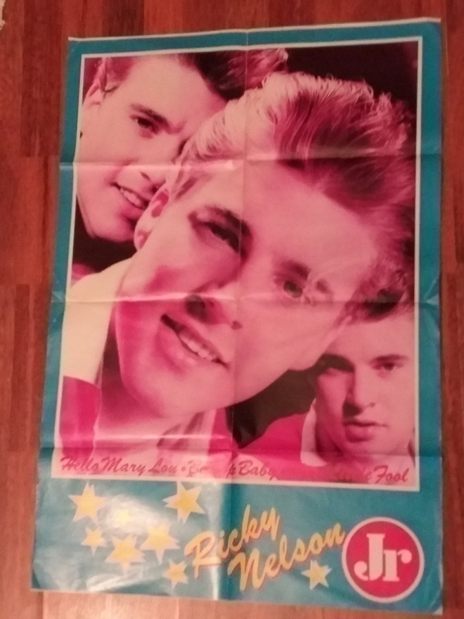 RICKY NELSON poster - Juliste SUOSIKKI 1970's .rockabilly