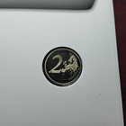 Suomi 2 euro 2008 proof yk:n ihmisoikeudet 60v rahakirjeenä. - pikkukuva 2