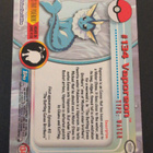 Vaporeon Pokemon Topps - pikkukuva 2