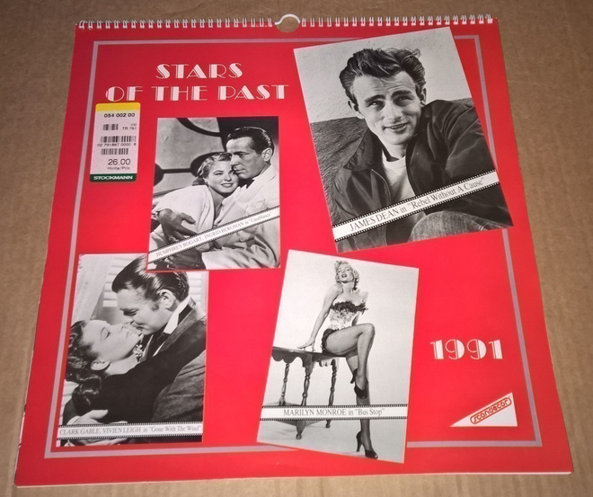 SCANDECOR CALENDARS 1991 STAR OF THE PAST