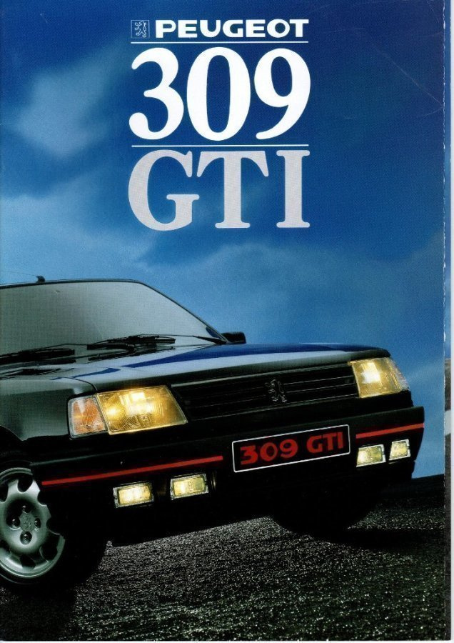 Peugeot 309 GTI -esite, 1988