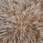 Pörröinen beige tyynyliina 40 X 40 cm - pikkukuva 2