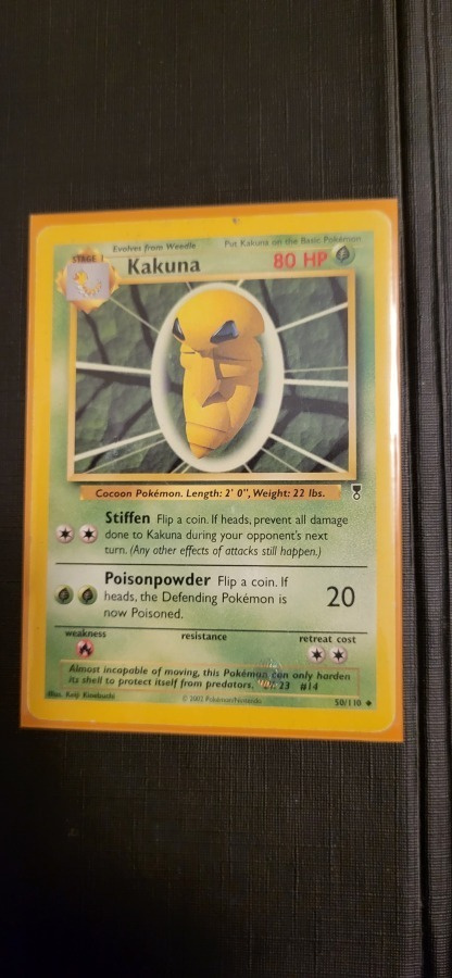 Kakuna #50 Legendary Collection uncommon Pokemon TCG card