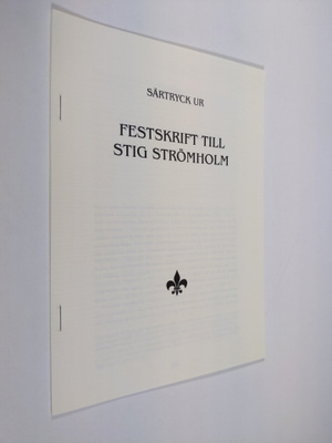 Curt Olsson : Tankar vid stängningsdags (särtryck ur Fes...