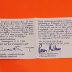Kultaraha 1992 Suomen itsenäisyys 75v 1000mk - pikkukuva 4