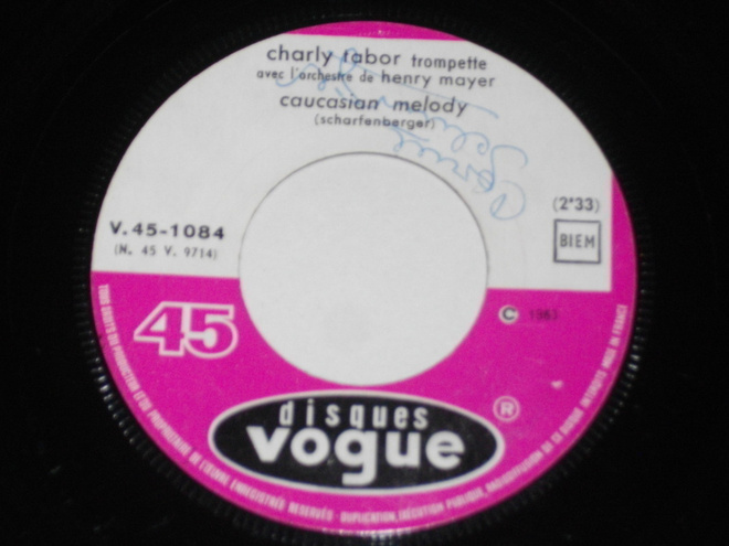 7" CHARLY TABOR - Mexican Moon - single -63 jazz instr. VG++