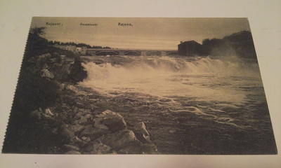 Kajaani - Ämmäkoski. Mv kulkematon kortti 1910-luku?