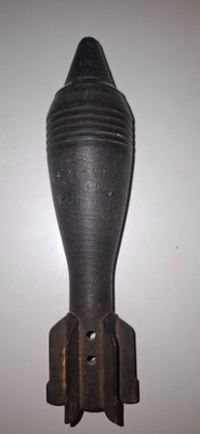 50 mm heittimen ammus