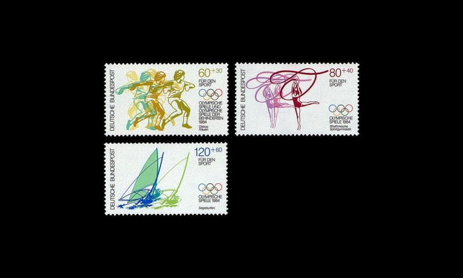 Saksa 1206-8 ** Los Angelesin kesäolympialaiset (1984)