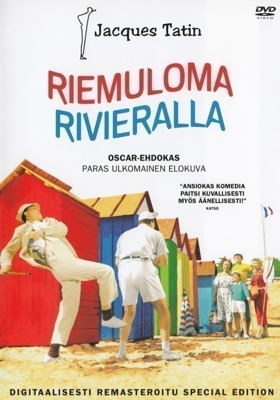 Jacques Tatin Riemuloma Rivieralla (1963) + 3 lyhytelokuvaa