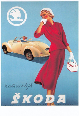 Jan Lavies: Skoda (postikortti)