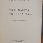 Quentin Patrick: Yksi näistä yhdeksästä, Suomen Kirja 1944. - pikkukuva 4