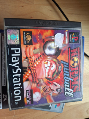 PS1 Worms Pinball CIB