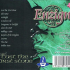 Enzign • Cast The First Stone CD - pikkukuva 4