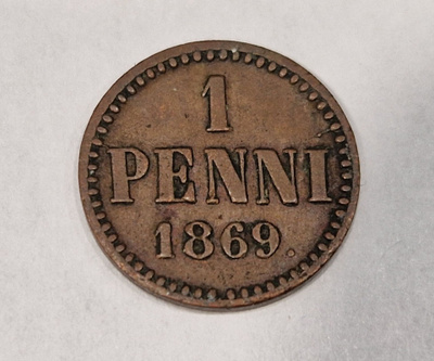 Suomi 1 penni 1869