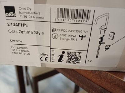 Oras keittiöhana Optima