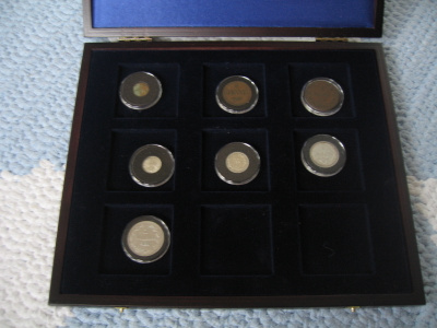 1p - 2 mk hopea ja kuparikolikot kokoelma 1864-1917