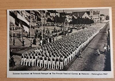 Helsinki, Suomen Suurkisat 1947, n:o14, marssi, kulkematon