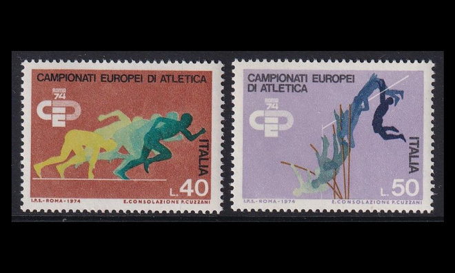 Italia 1453-4 ** European Athletics Championships, Rome (197