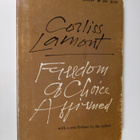 Corliss Lamont : Freedom of choice affirmed - pikkukuva 1