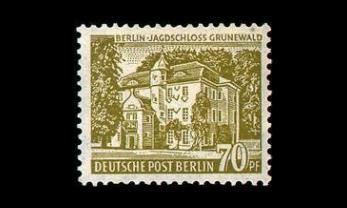 Berlin 123 ** Käyttösarja rakennuksia 70 Pf (1954)