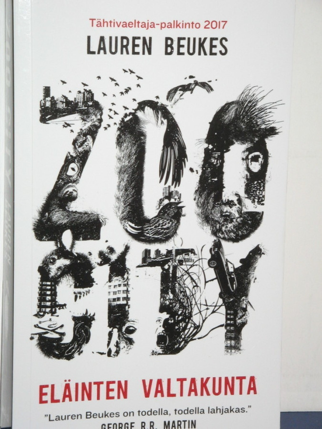 Lauren Beukes : ZOO CITY  Eläinten valtakunta