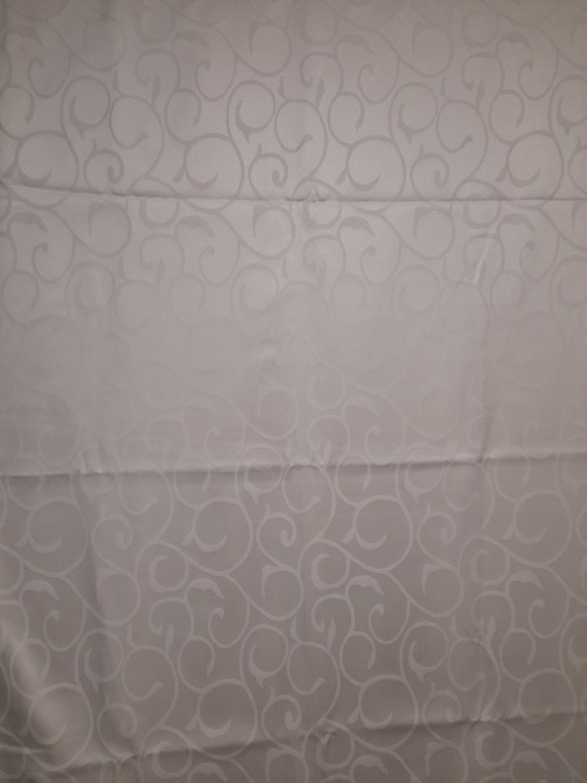 1 kpl luonnonvaalea koukero verho 153x235cm