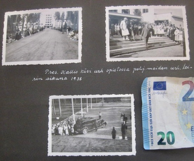 7 VANHAA Valokuvaa Presidentti Kallio Vierumäki 1938 Lahti y