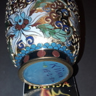 CLOISONNE KORISTE VAASI. korkeus 16 cm - pikkukuva 5