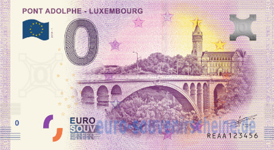 *0-EURO*2019*PONT ADOLPHE - LUXEMBOURG*AITO EURO-SETELI*