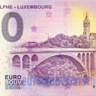 *0-EURO*2019*PONT ADOLPHE - LUXEMBOURG*AITO EURO-SETELI* - pikkukuva 1