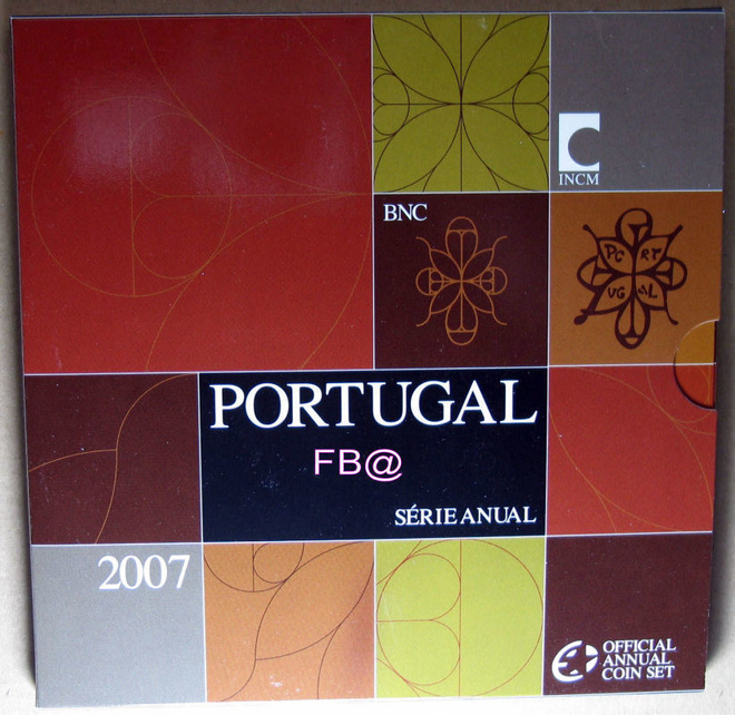 2007 BU setti  Portugal 1c - 2 euro