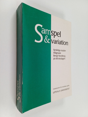 Samspel och variation : språkliga studier tillägnade Beng...