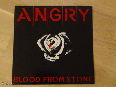 Angry Anderson Blood from stone lp Ranska 1991 sisäpussi