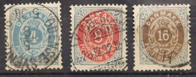 # 23886 # Tanska - 1875 - 1905 erä o