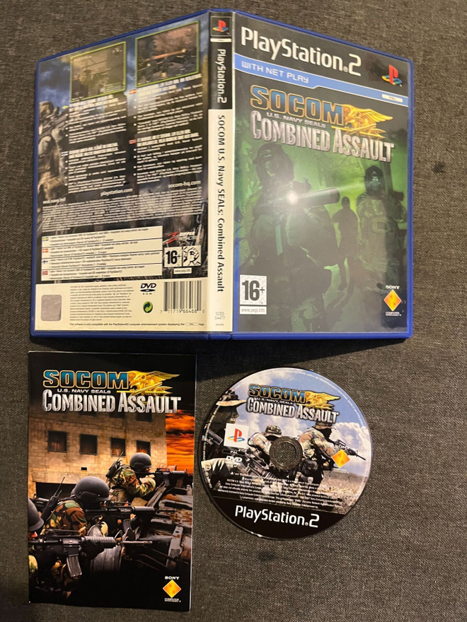 Socom U.S Navy Seals - Combined Assault PS2 (Suomijulkaisu)