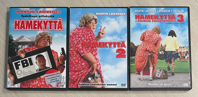 Hamekyttä Trilogia (3DVD) Martin Lawrence (UUSI)
