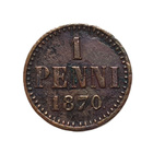1 Penni 1870 - Harvinainen! - pikkukuva 1