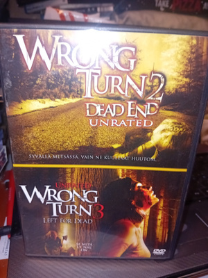 2 dvd Wrong Turn 2 - 3 ( SIS POSTIKULU )