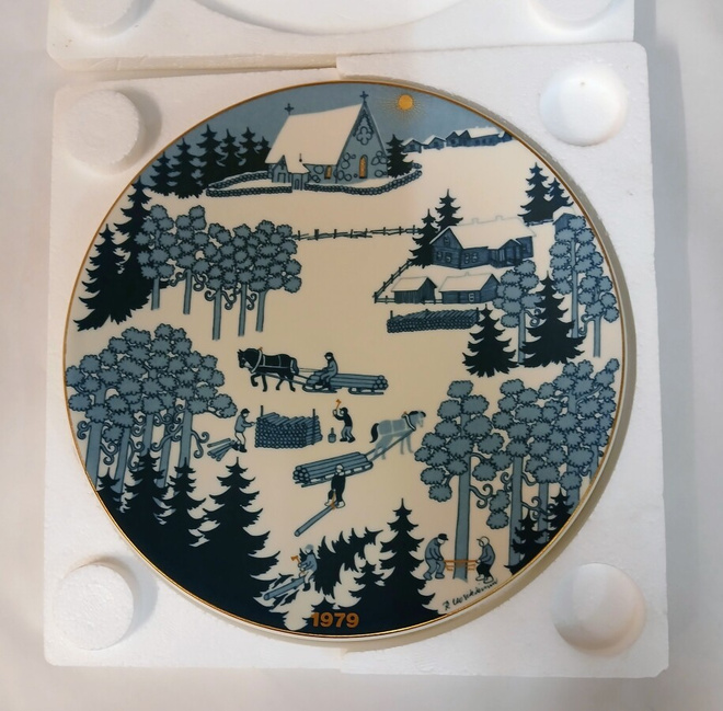 Arabia, Raija Uosikkinen, Joululautanen 1979