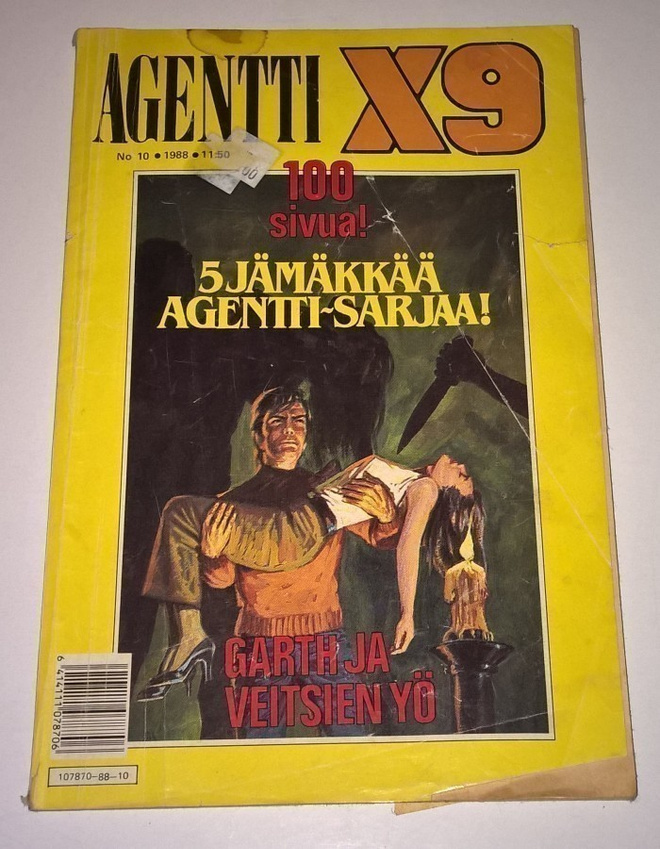 AGENTTTI X9 SARJAKUVALEHTI 10 / 1988