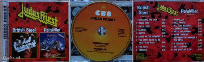 JUDAS PRIEST: British Steel / painkiller - CD [RARE]