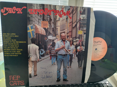 JACK LINDSTRÖM & HEP CATS, S/T, LP SWE -80 NÄTTI KUNTO !!