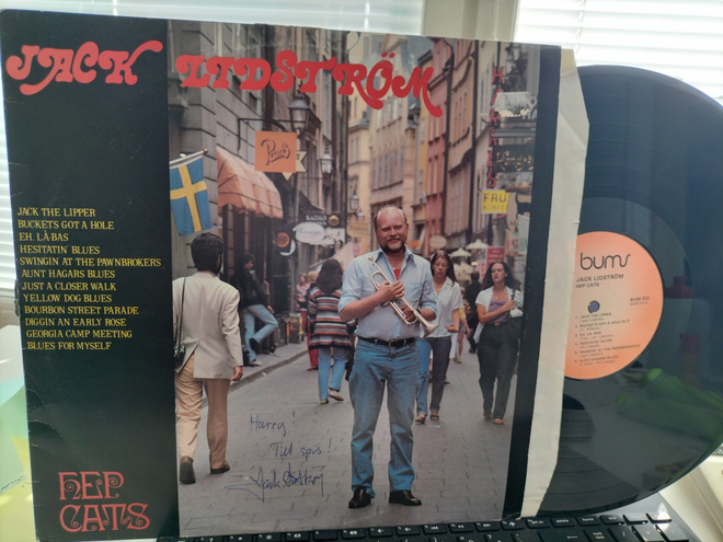 JACK LINDSTRÖM & HEP CATS, S/T, LP SWE -80 NÄTTI KUNTO !!
