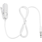 Deltaco iPhone Headset Sovitin, mikrofoni, 3,5mm, 0.7m, valk - pikkukuva 2