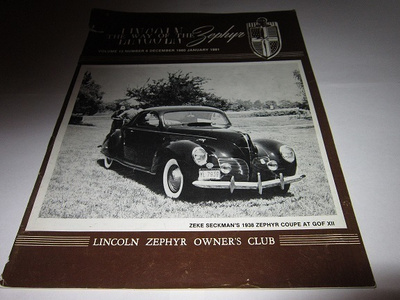 LINCOLN THE WAY OF THE ZEPHYR 6 / 1981