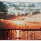 "Auringon nousu" KULKEMATON POSTIKORTTI - pikkukuva 1