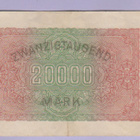 Saksa 20000 Mark Reichsbanknote v.1923 P-85 - pikkukuva 2