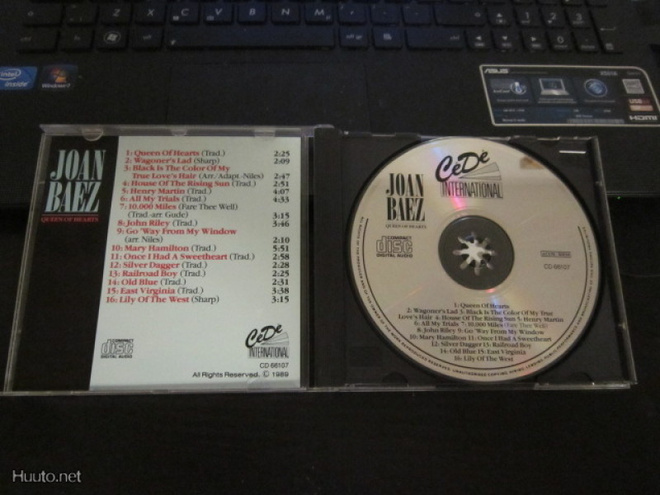 CD Joan Baez 1989 Queen Of Hearts