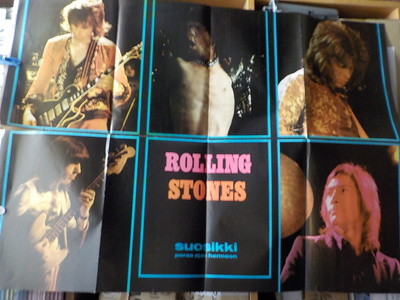 THE ROLLING STONES JULISTE 70-LUVUN SUOSIKKI LEHDESTÄ